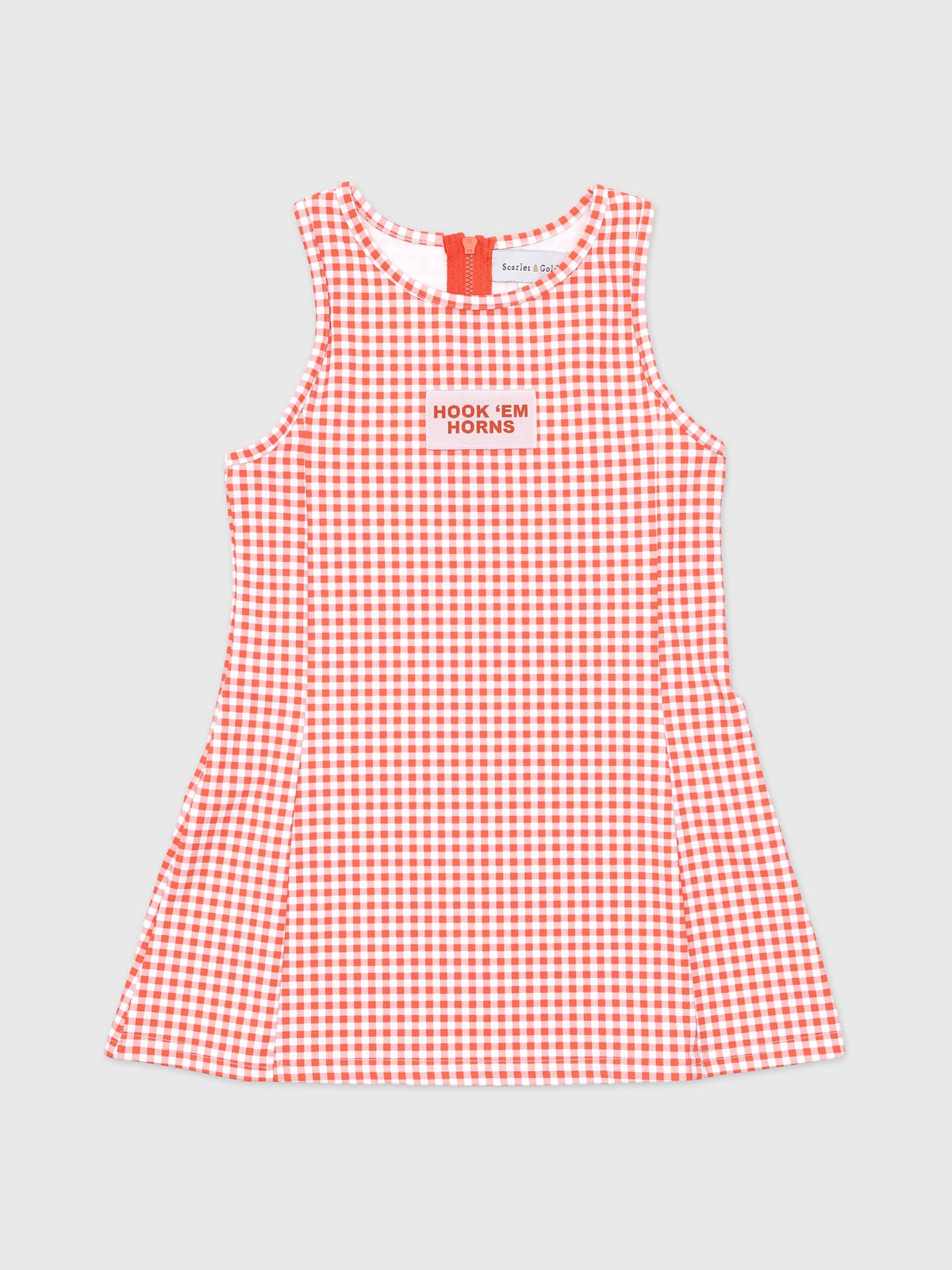 Scarlet And Gold Girls' The Grace Gingham Dress