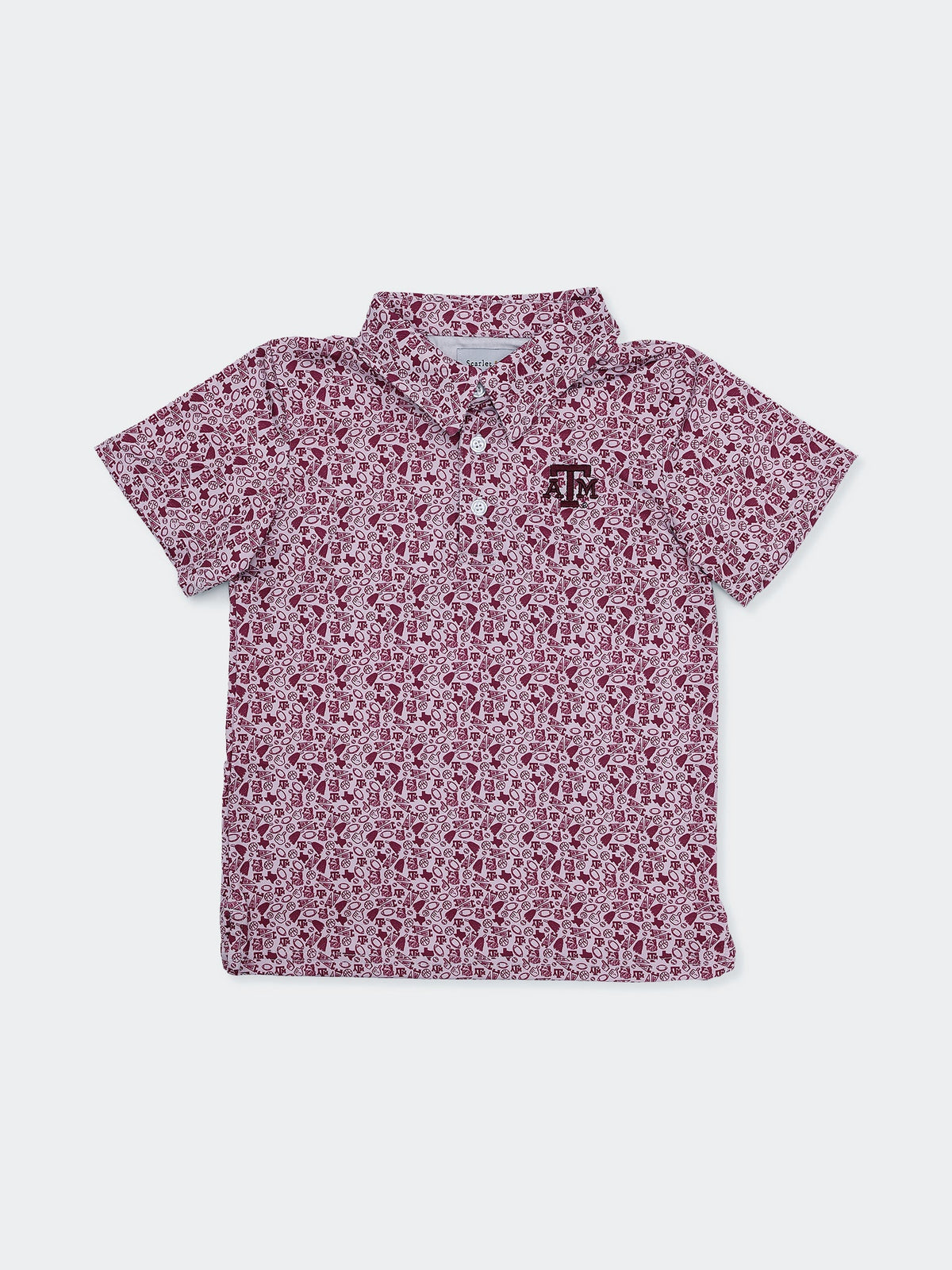 Scarlet And Gold Boys' The James Polo