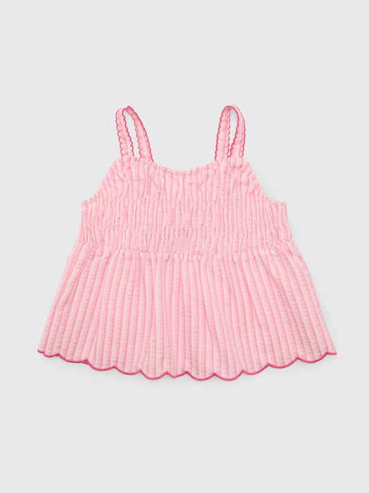 Design History Girls' Smocked Tank