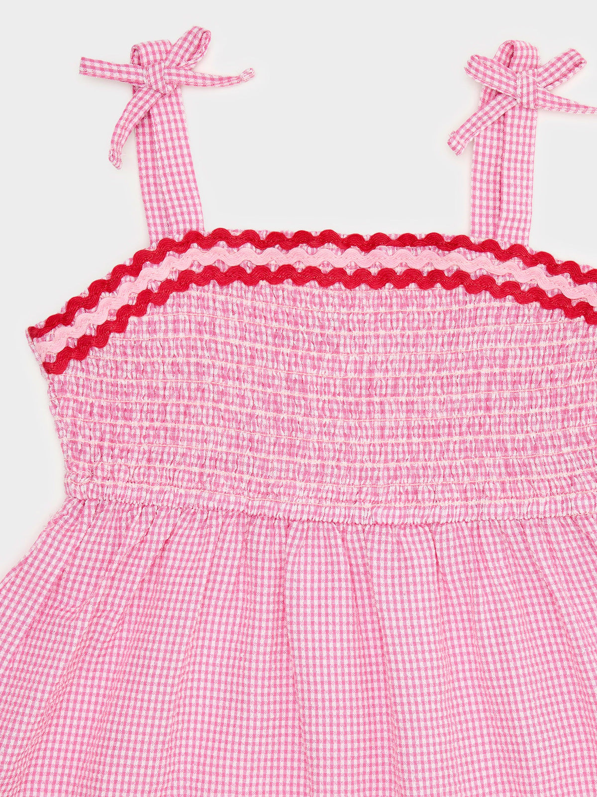 Design History Girls' Smocked Ric Rac Dress