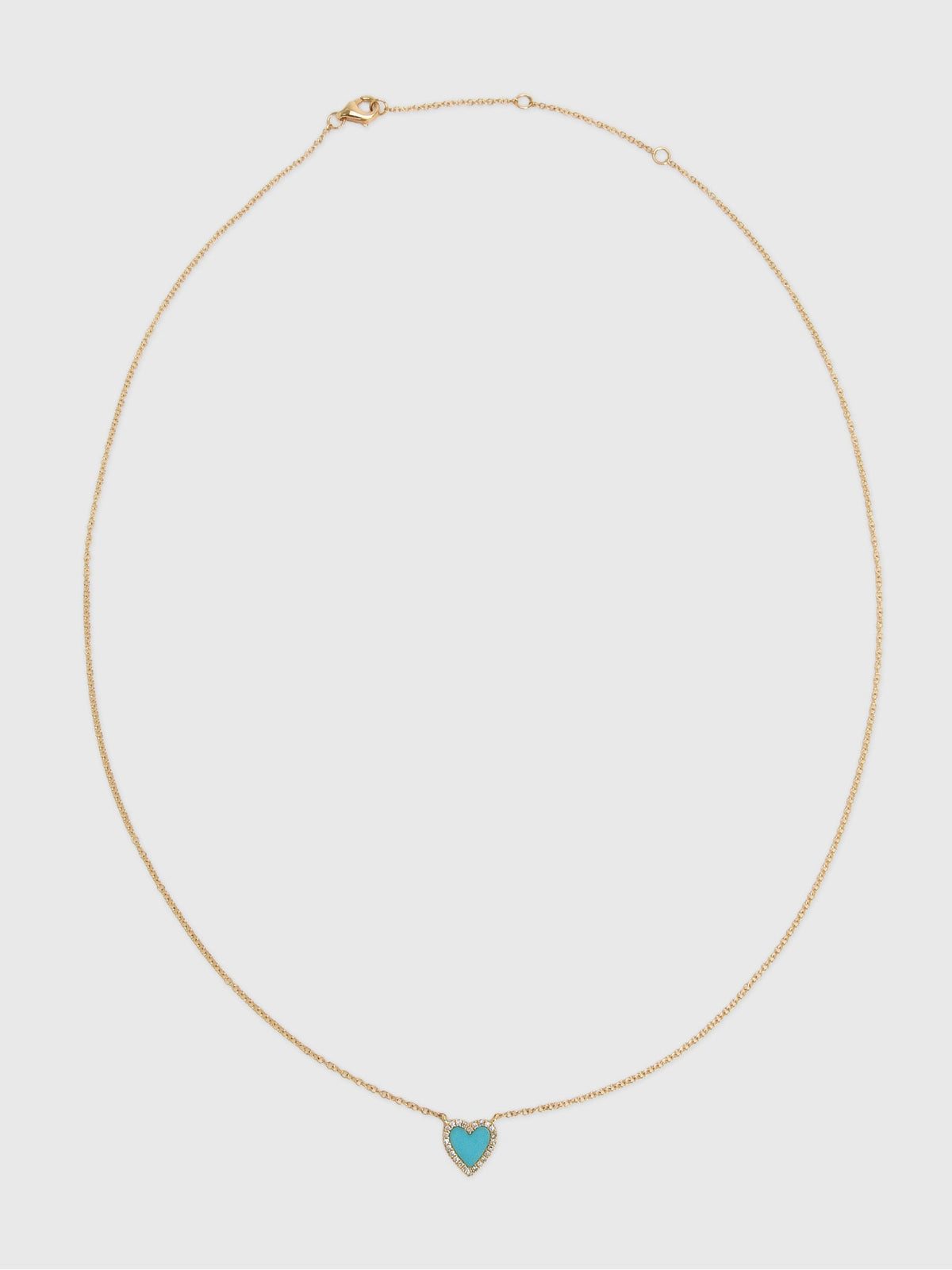 Francie B. Turquoise Heart Necklace