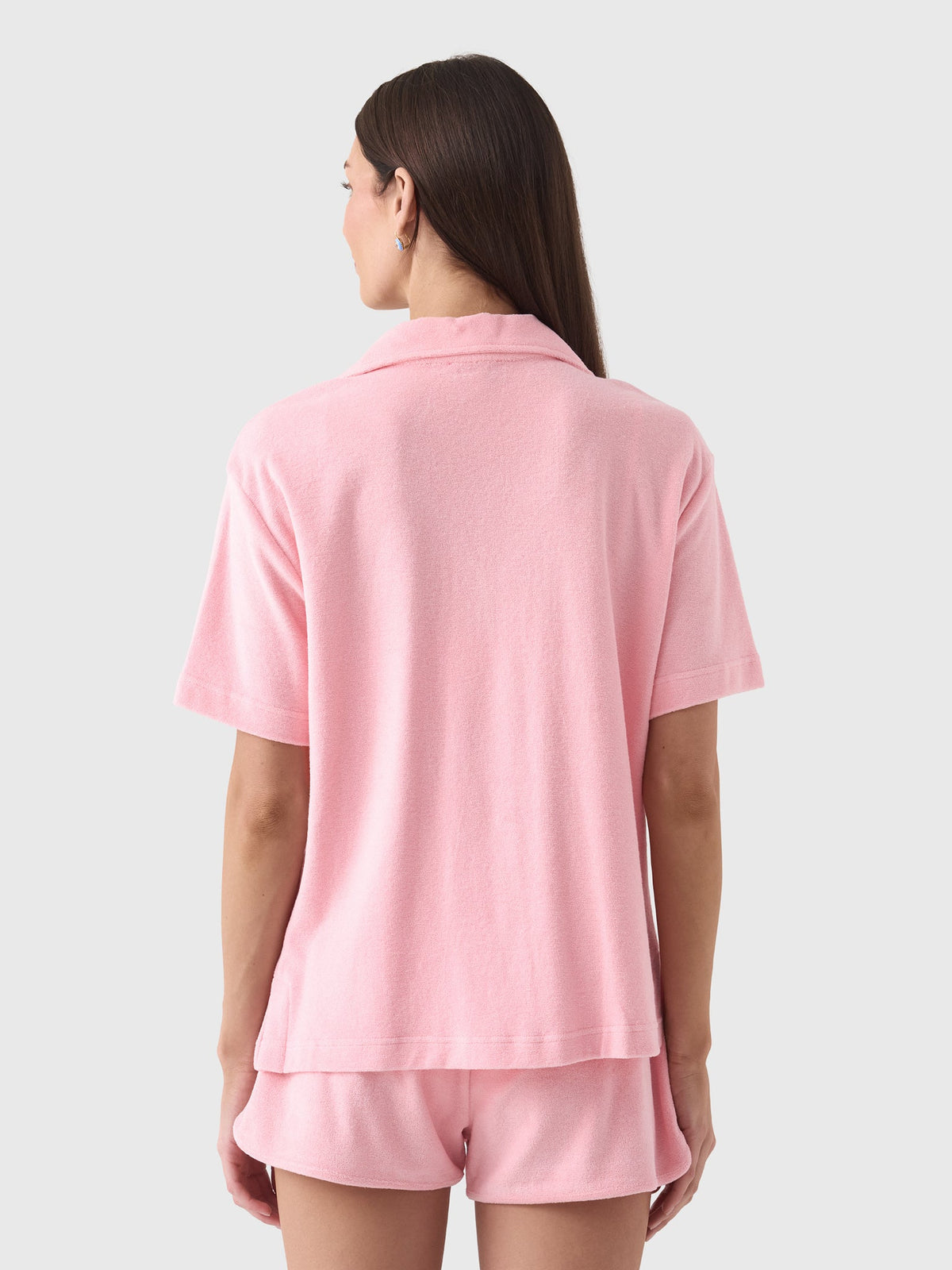 Hunza G Women's Terry Towelling Cuban Shirt