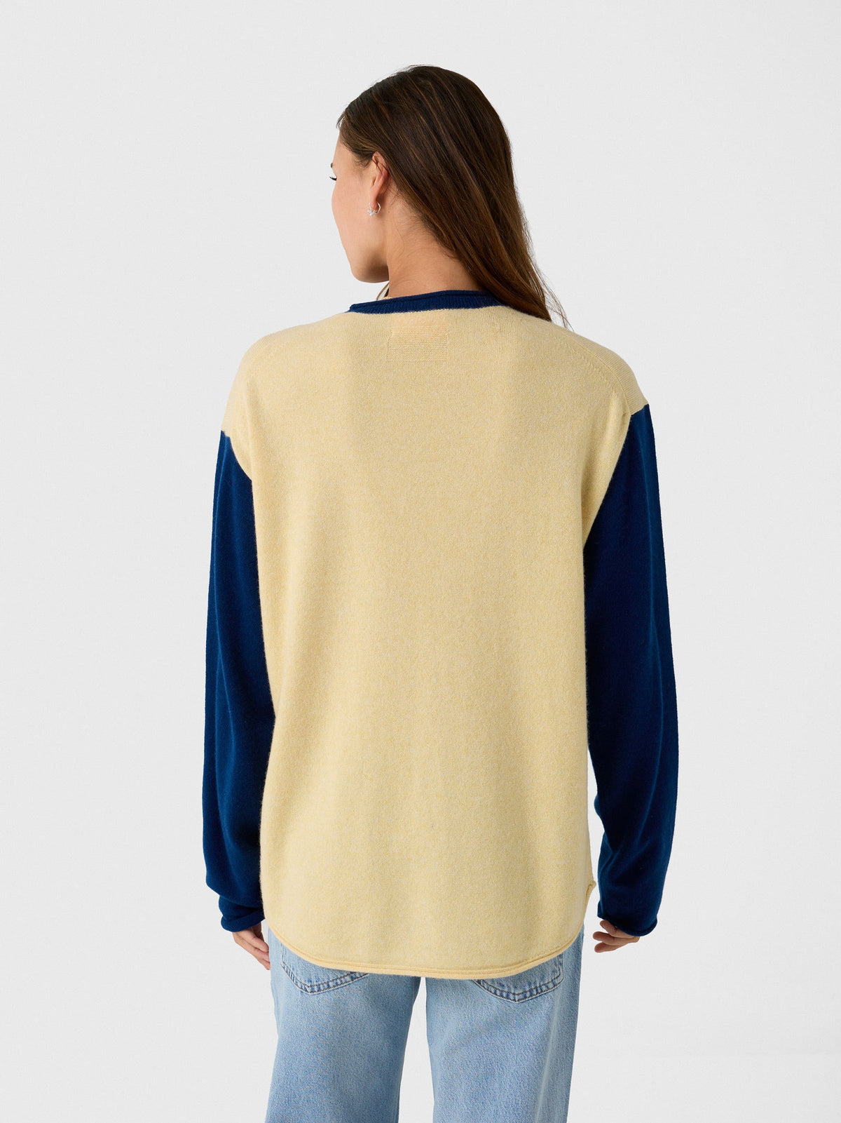 Guest In Residence Women's Baseball Oversized Crew Sweater