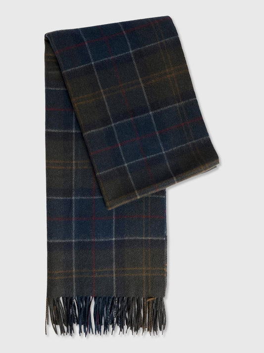 Barbour Men's Braden Tartan Wool Scarf