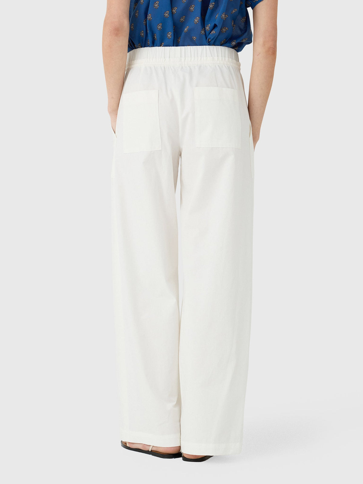 Vince Women's Cotton Double-Waist Drawstring Pant