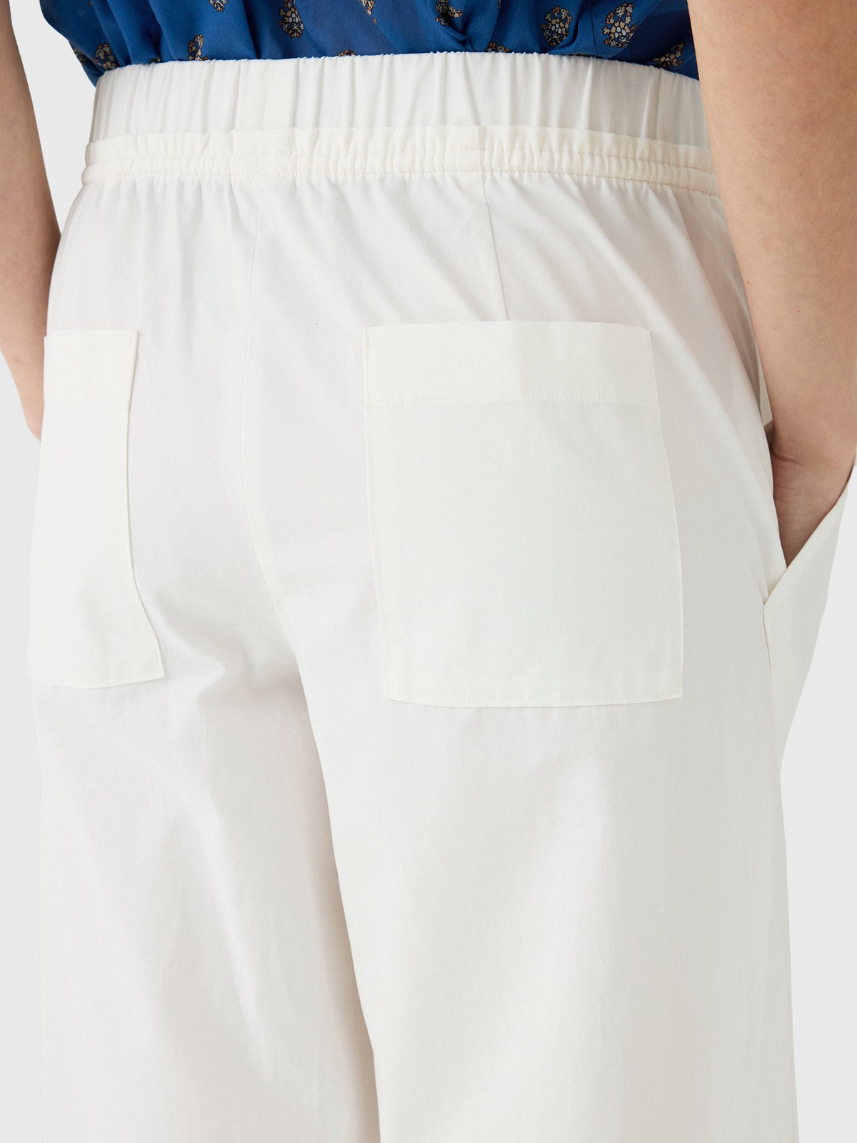 Vince Women's Cotton Double-Waist Drawstring Pant