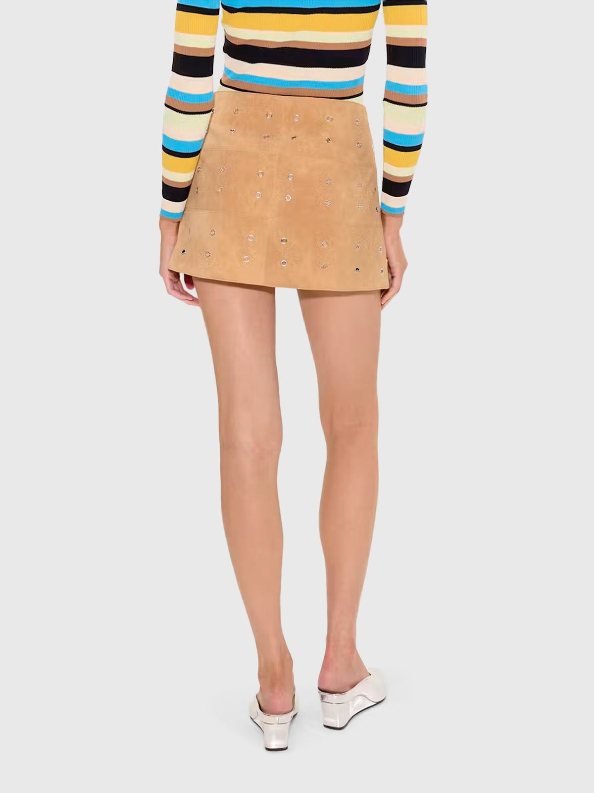 Simon Miller Women's Nya Vegan Leather Mini Skirt