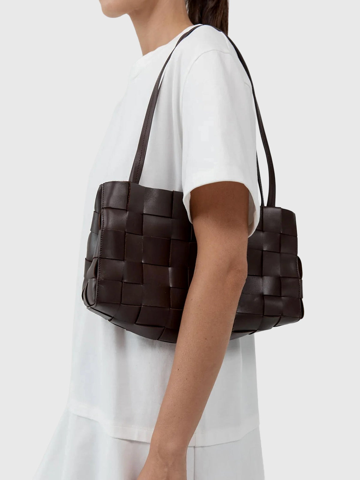 St. Agni Slim Woven Tote