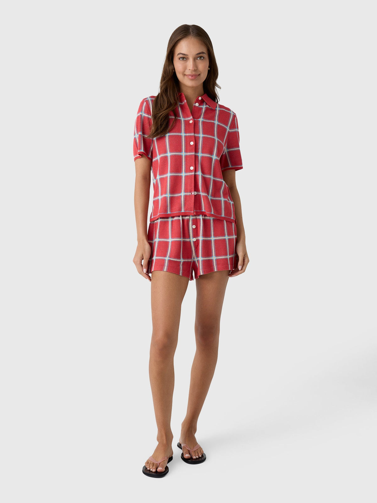 Guest In Residence Women's Picnic Plaid Shirt