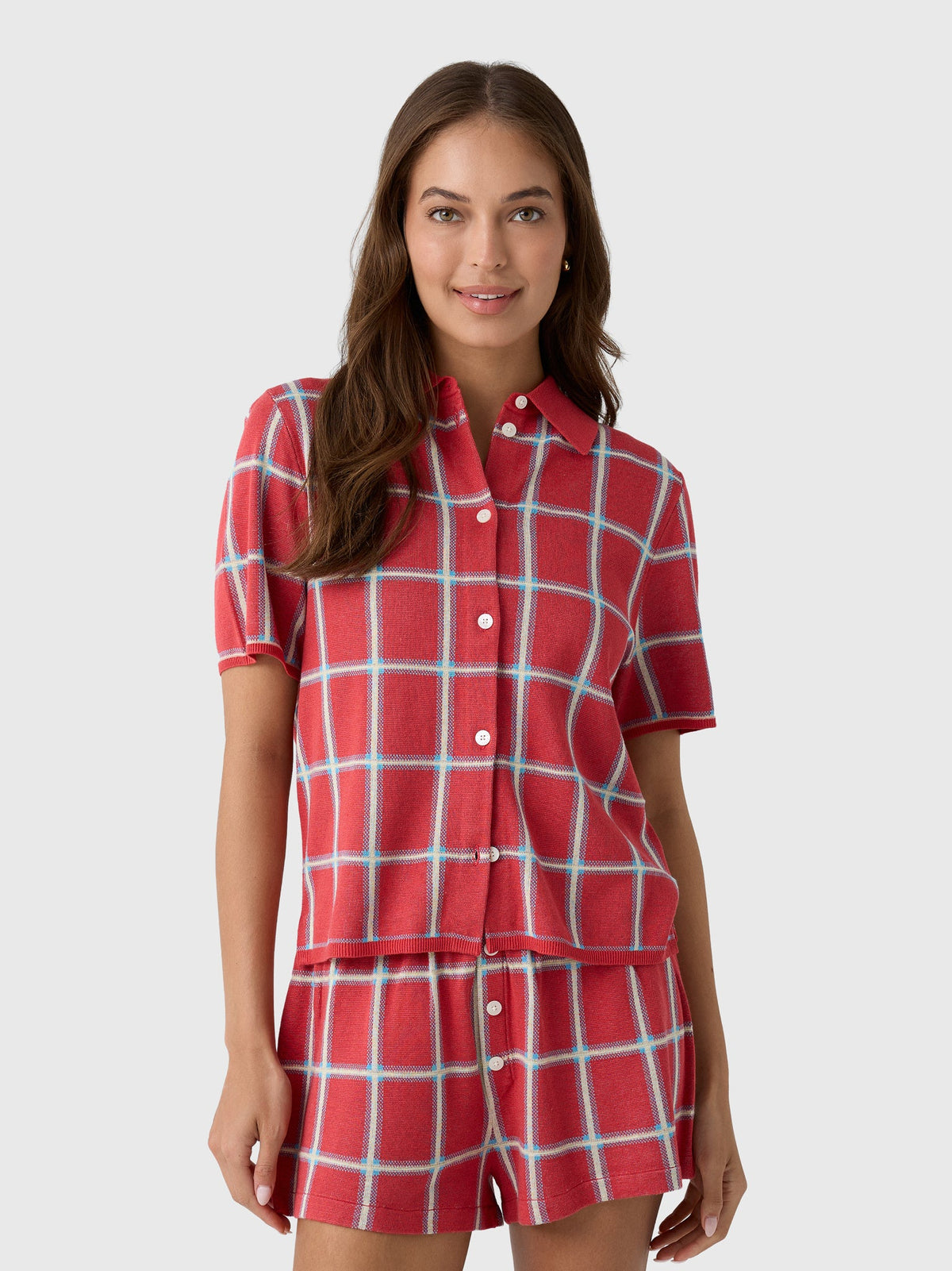 Guest In Residence Women's Picnic Plaid Shirt