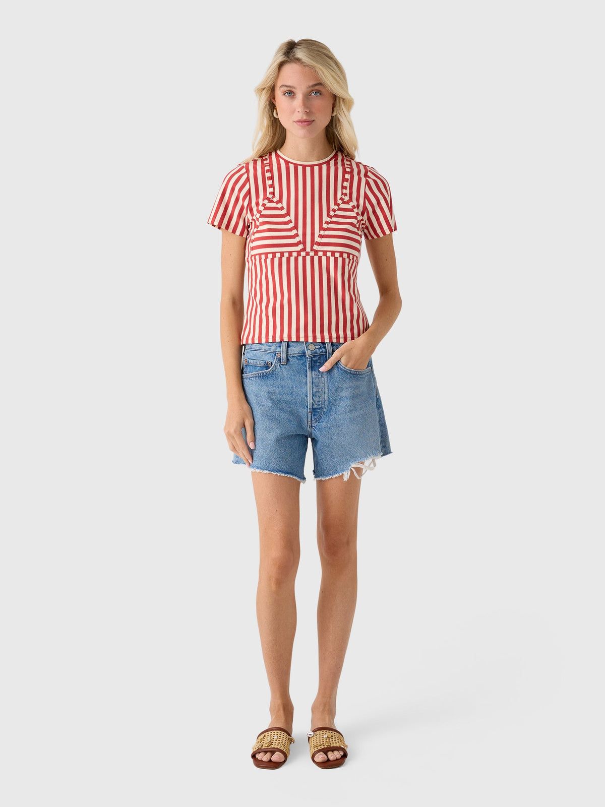Simon Miller Women's Kini Striped Tee