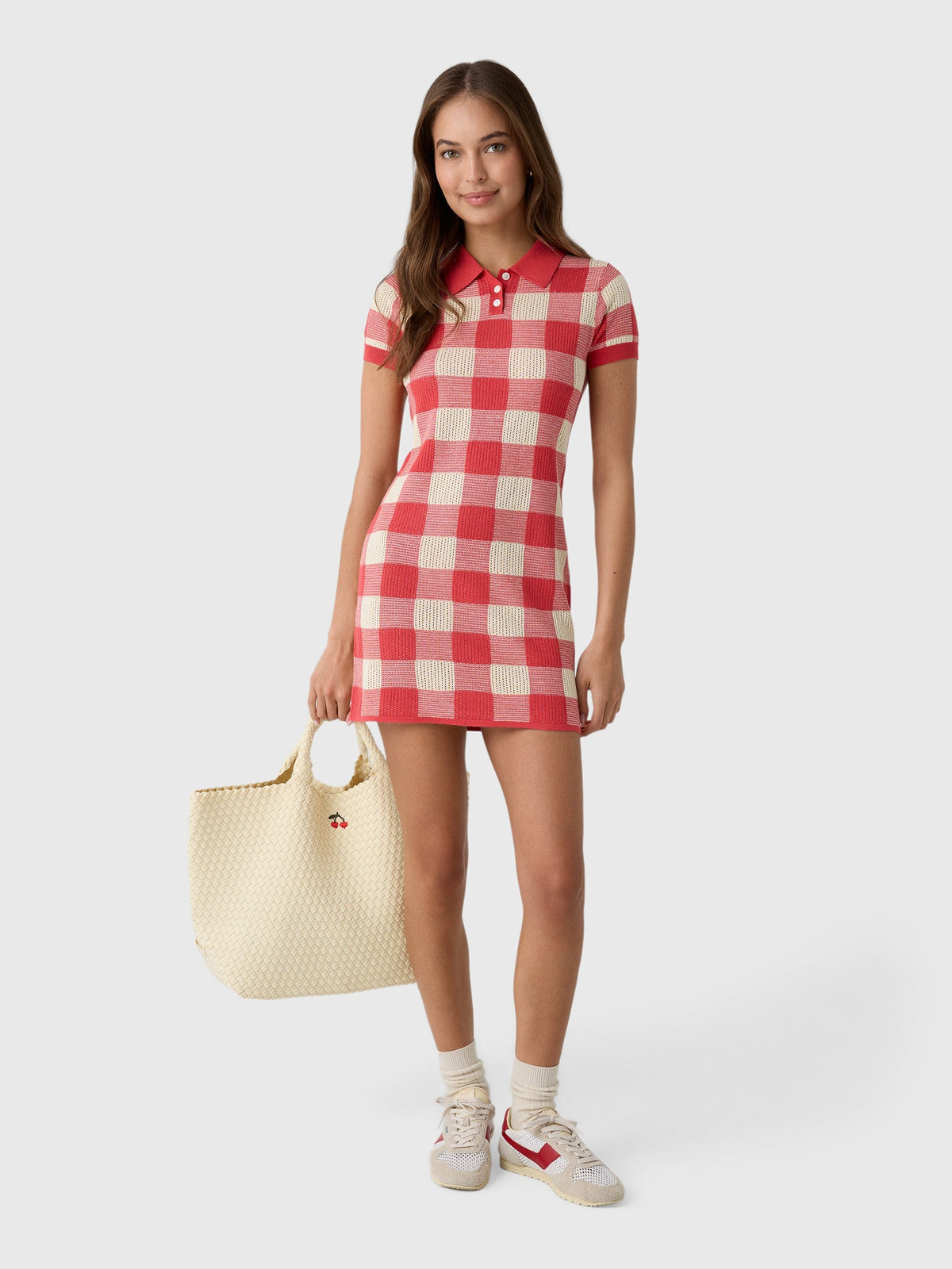 Guest In Residence Women's Gingham Polo Dress