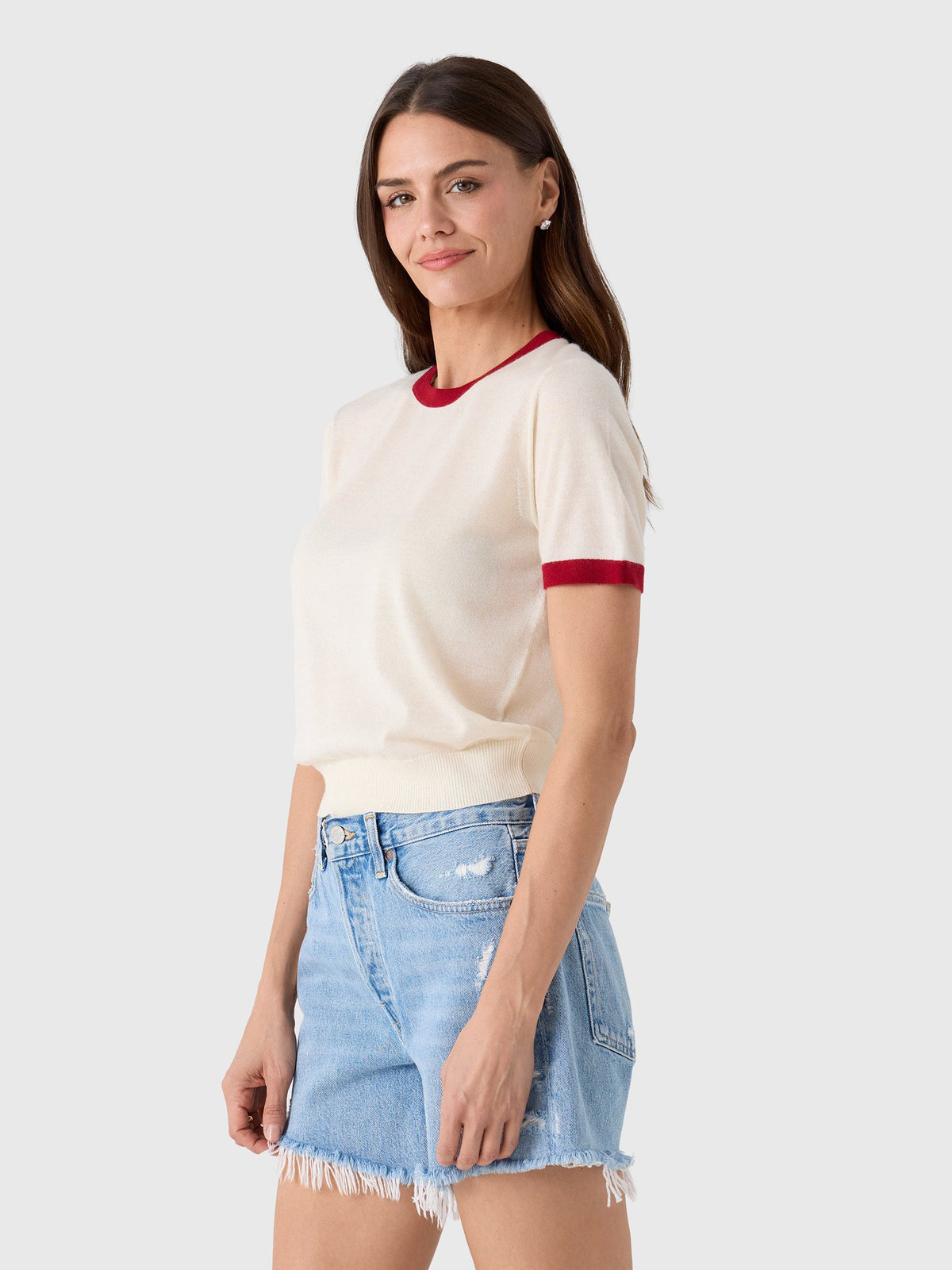 Guest In Residence Women's Airy Ringer Tee