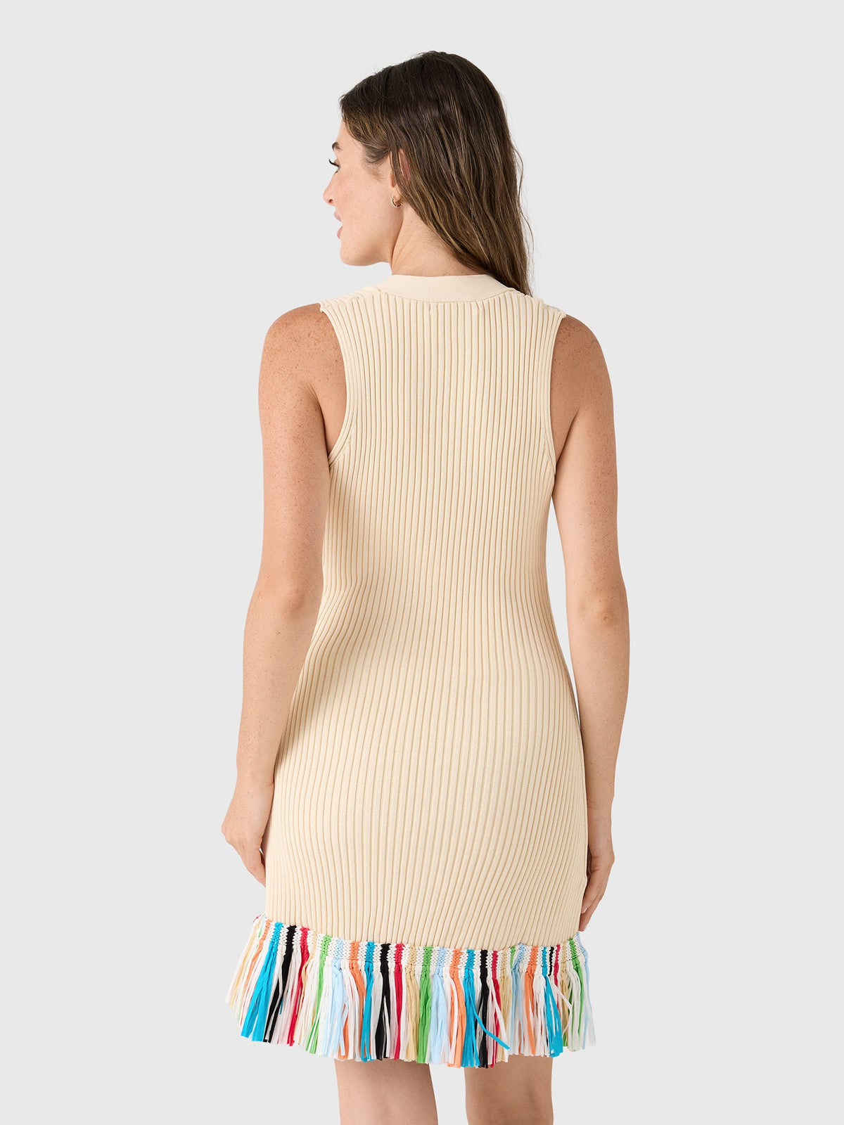 Simon Miller Women's Maven Knit Fringe Mini Dress