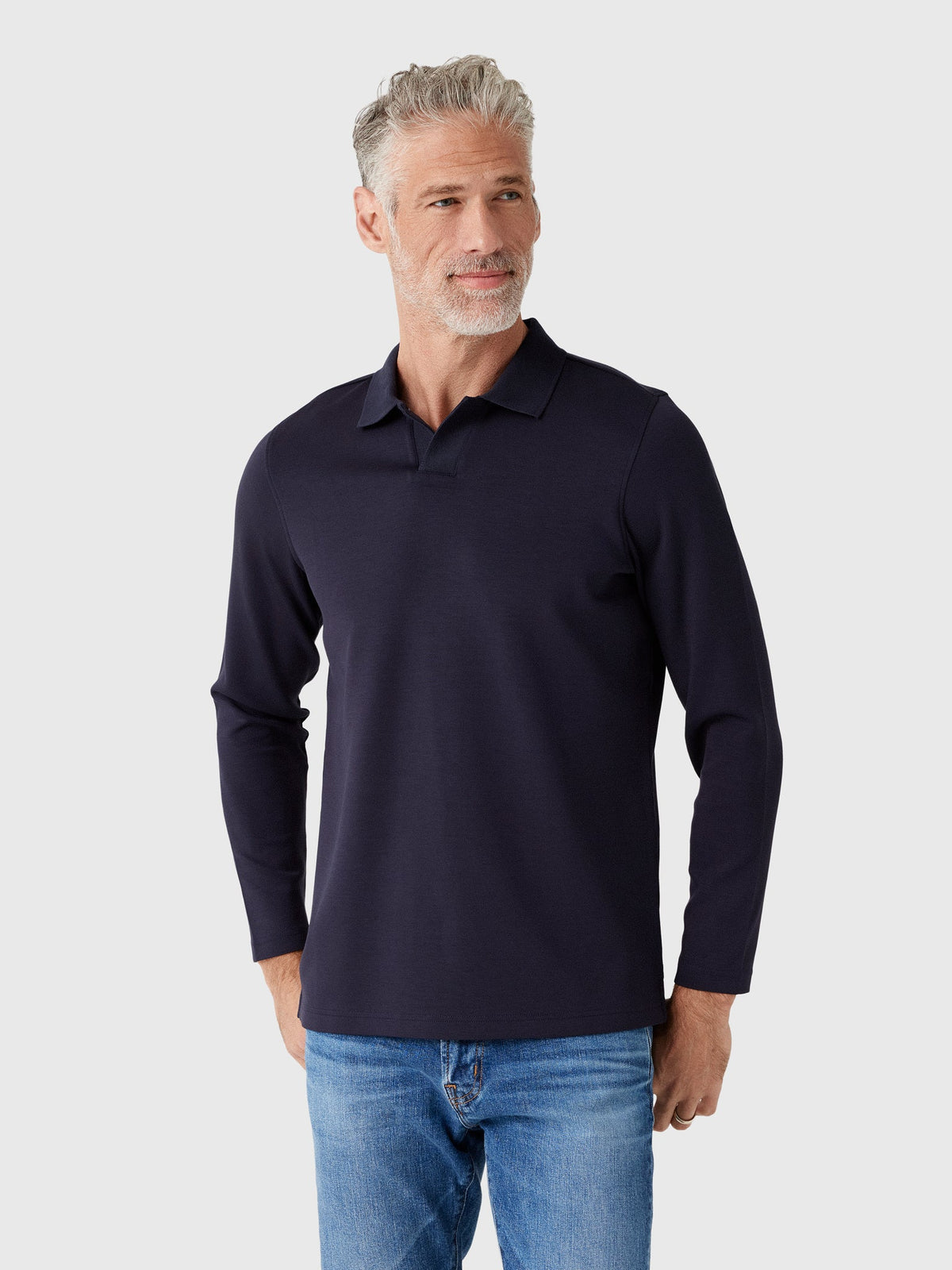 Rye51 Men's The Yates Long Sleeve Polo