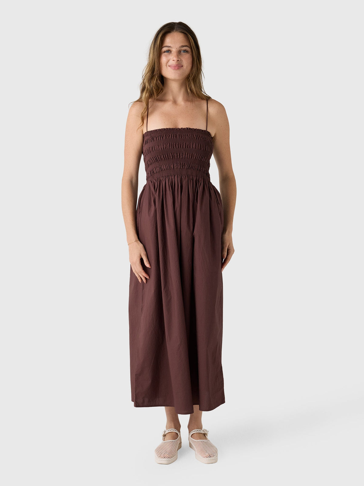Z Supply Women's Cornelia Poplin Maxi Dress