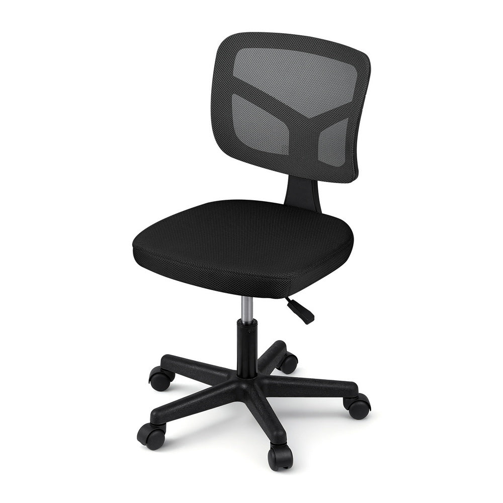 Artiss Ergonomic Armless Office Chair Mesh (Black)