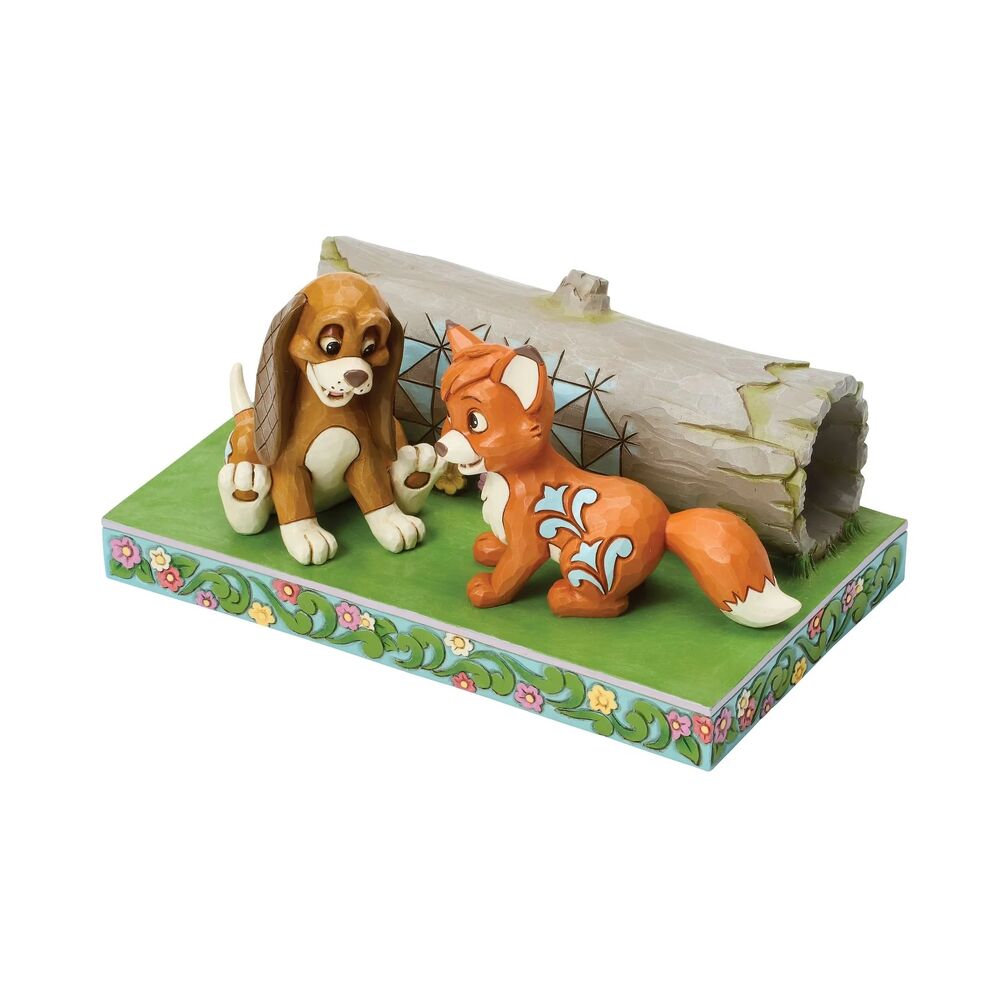 Jim Shore Disney Traditions - The Fox and the Hound - An Unlikely Friendship