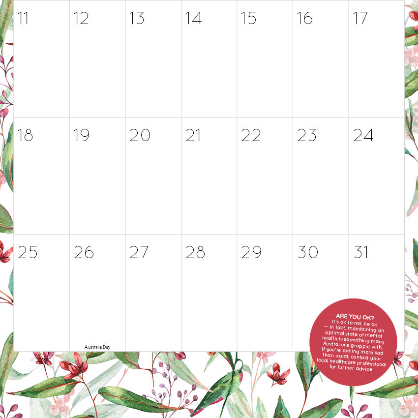 Big Dates Australiana Calendar 2027
