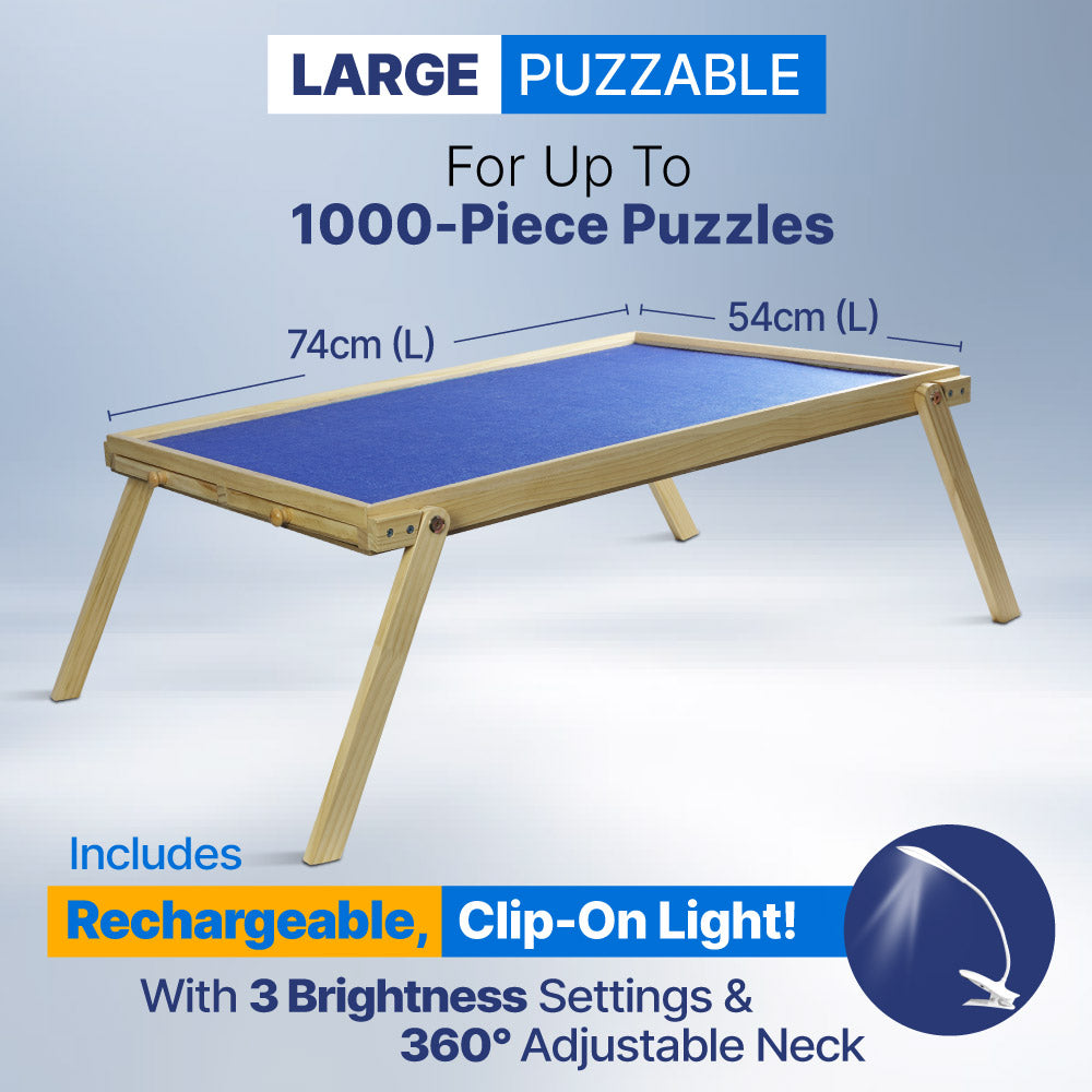 Puzzable Smart, 1000 Piece Portable Puzzle Platform, Storage and Organiser