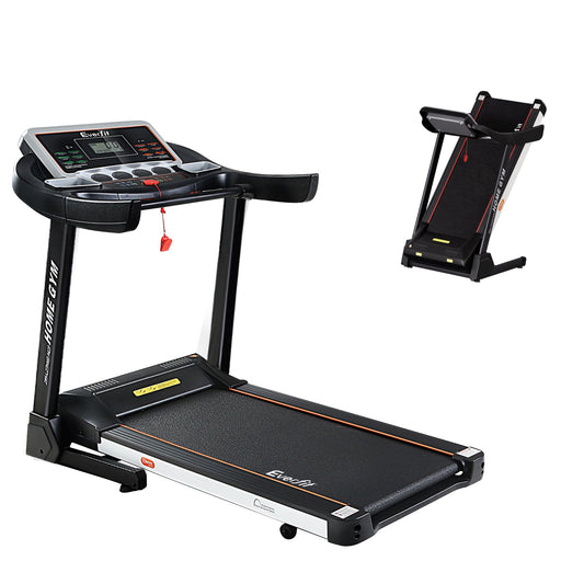 Everfit Treadmill Electric Auto Level Incline Home Gym Fitness Exercise 450mm