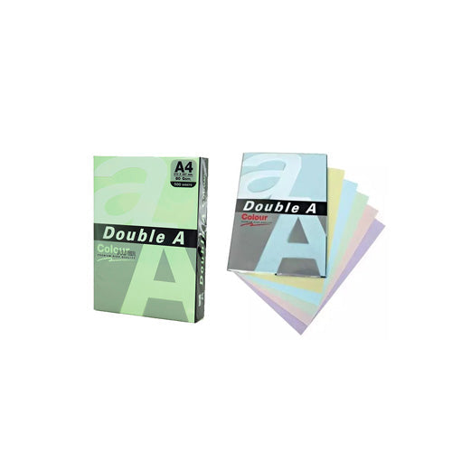 Double A A4 80gsm Pastel Colour Copy Paper 500pcs - Emerald