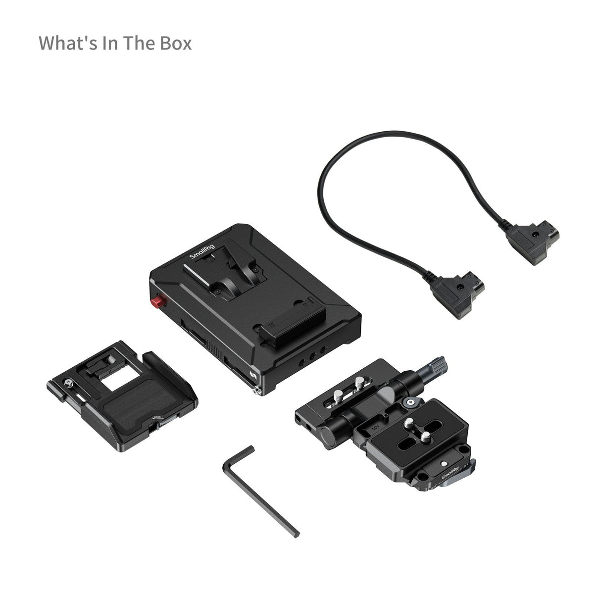 SmallRig Intelligent Power Management V-Mount Battery Plate Compatible with Arca-Swiss Quick Release Plate 5899