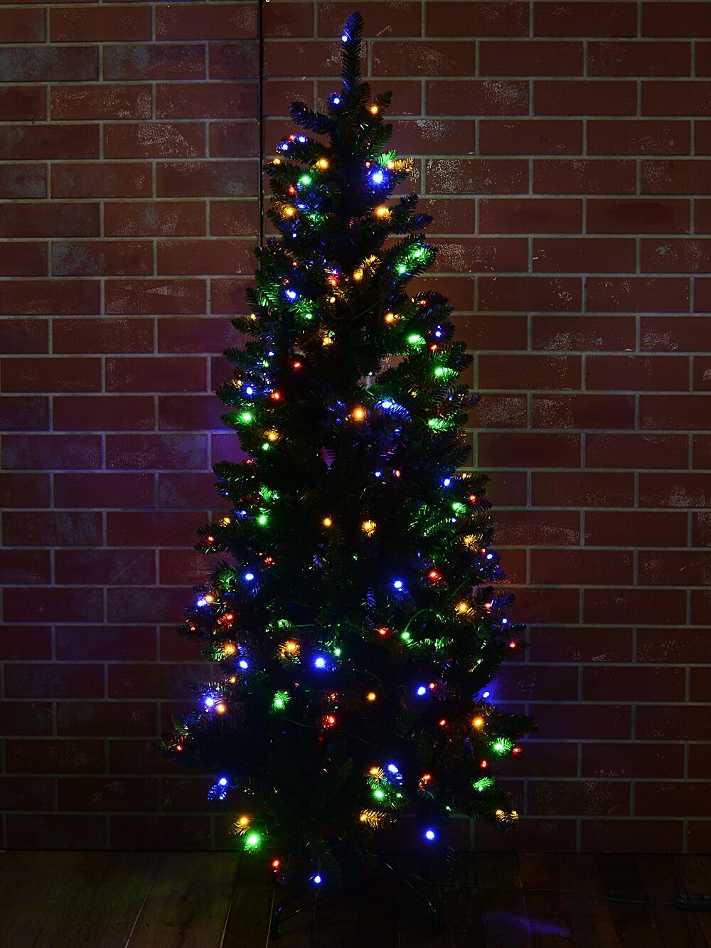 1.8m Pine Gorge Dual LED Pre-Lit Christmas Tree | 602 Tips & 250 LightsGreen with Warm White & Multi Colour