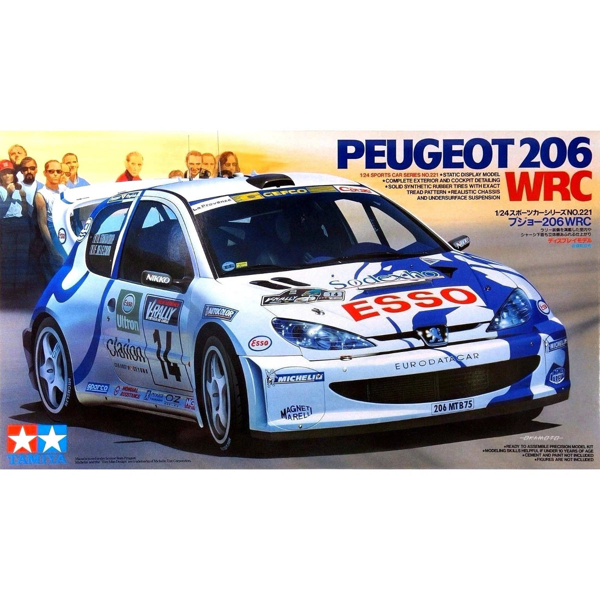 Tamiya 1/24 Peugeot 206 WRC