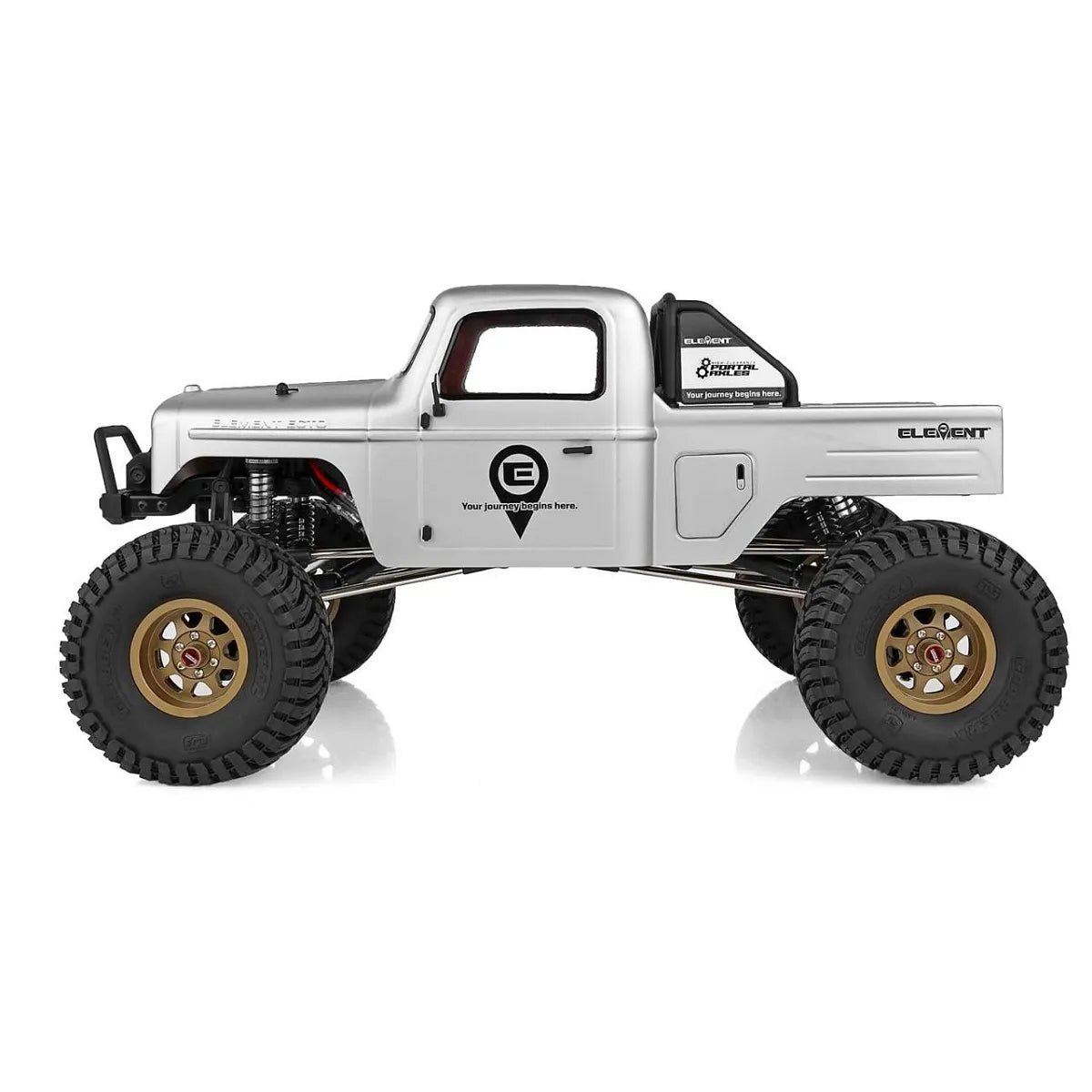 Element RC Enduro Ecto Portal RC Rock Crawler Electric 4WD 1/10 Scale RTR - Grey
