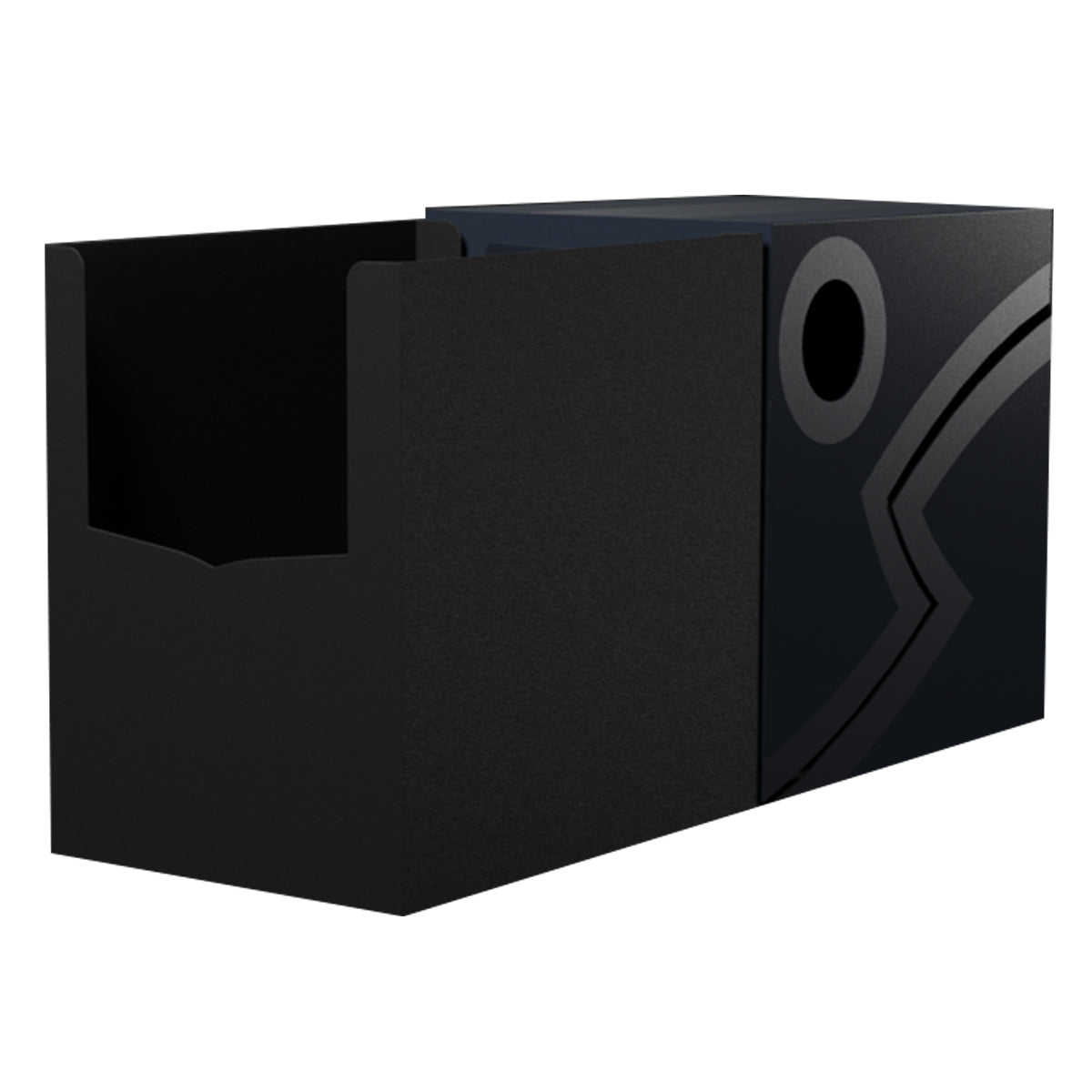 Arcane Tinmen Dragon Shield Revised Double Shell - Midnight Blue/Black Deck Box