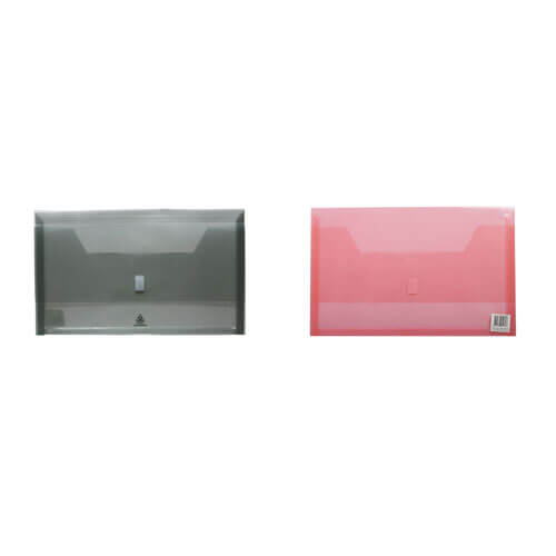 Colby Polywally Document Wallet (Foolscap) - Clear