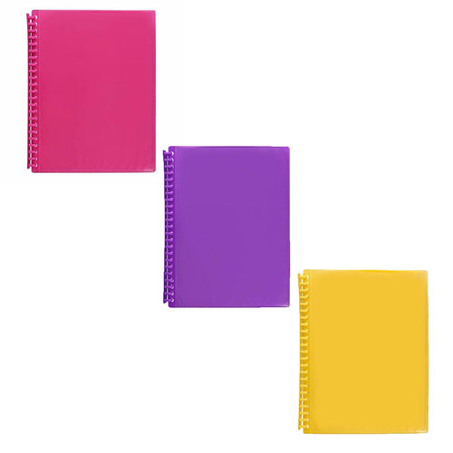 Marbig A4 Refillable 20P Insert Cover Display Book - Orange