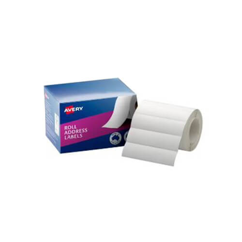 Avery Roll Address Labels (Box of 500) - 125x36mm