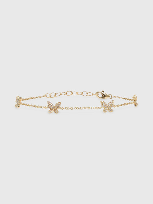 Francie B. Butterfly Diamond Bracelet