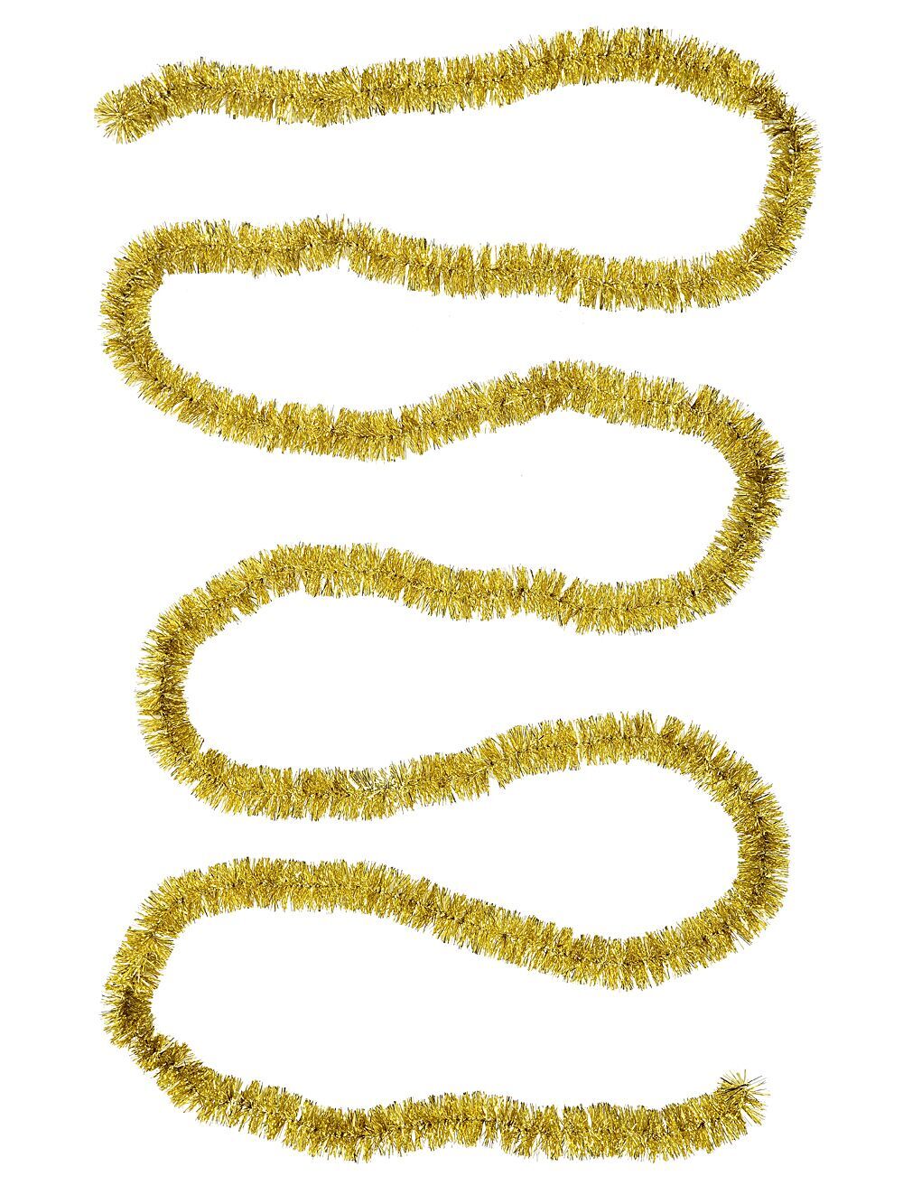 Classic 6ply Gold Metallic Fir Christmas Tinsel Garland | 5m x 50mmGold
