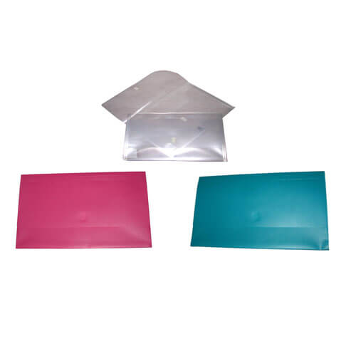 Colby Polywally Document Wallet (Foolscap) - Clear