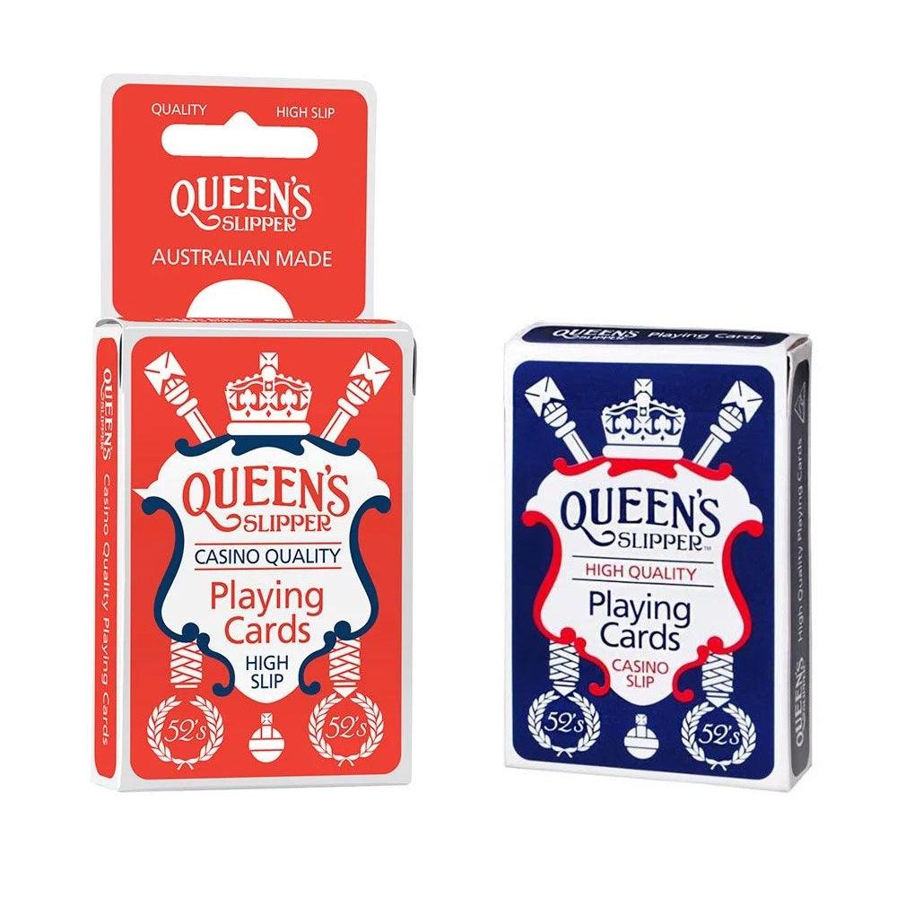 Queen's Slipper 52's Playing Cards 6 Decks Blue/Red Bulk