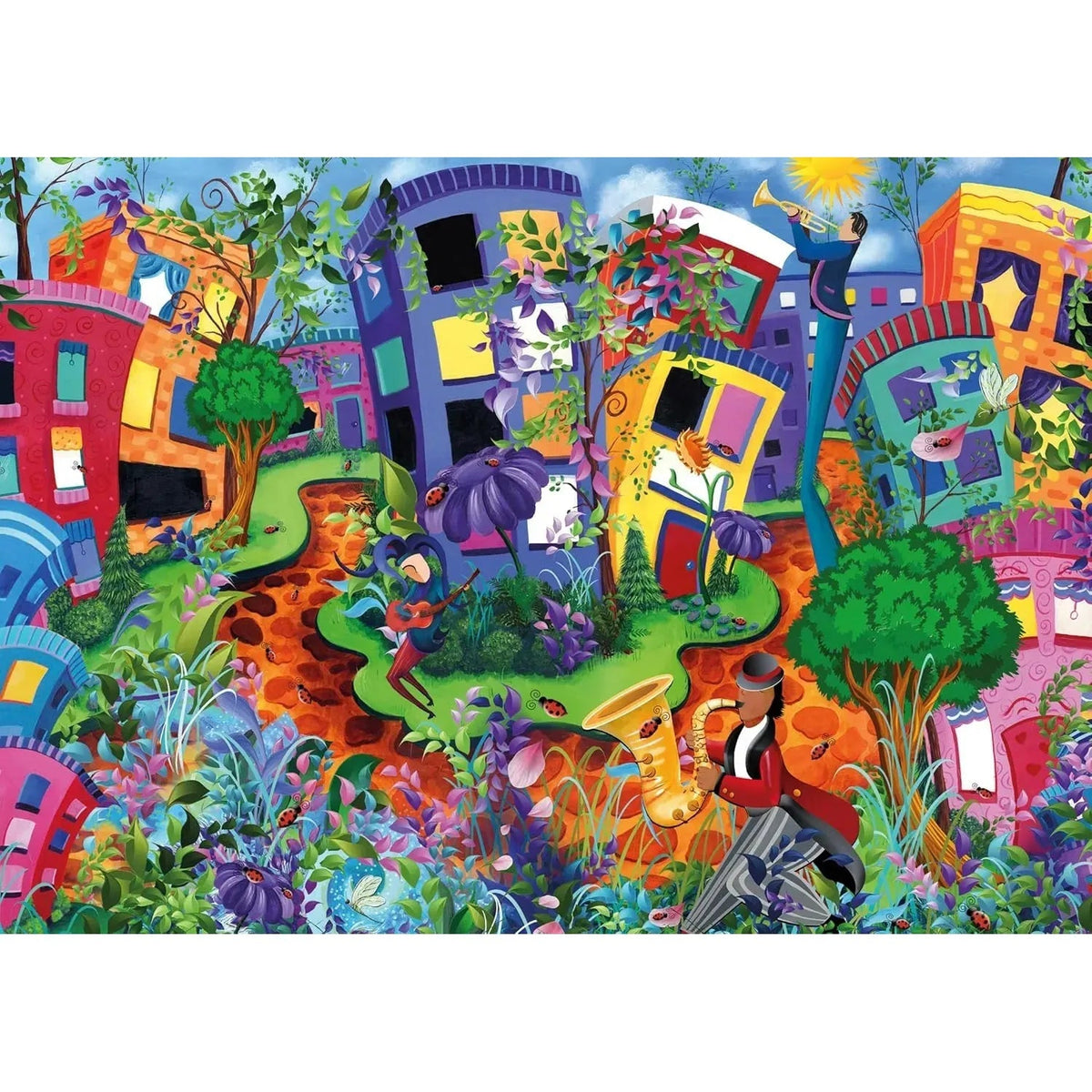 Ravensburger 1000pc WJPC'25: Lady Bug Lane Puzzle