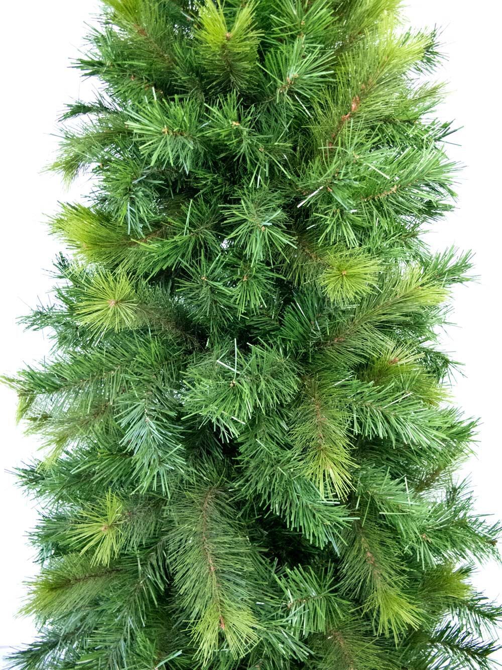 2.3m Slimline Artificial Christmas Tree | 826 Tips & Hinged Branches Green