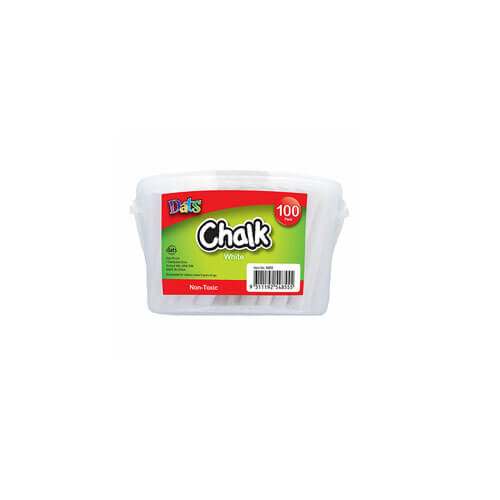 Dats Non-toxic Bucket Chalk (100pk) - Coloured