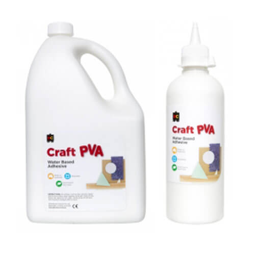 Educational Colours Water Based PVA Craft Glue 1ltr