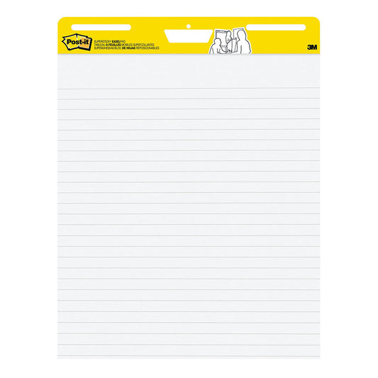 3m Company Post-it Super Sticky Ruled Easel Pad 30 Sheets