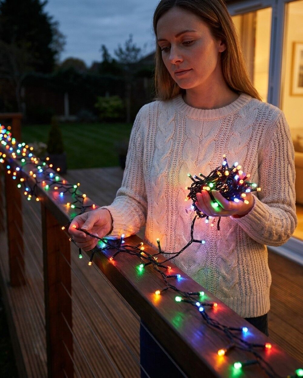 300 Multi Colour LED WiFi Smart App String Fairy Lights 8 Function | 15mRed, Green, Blue & Orange
