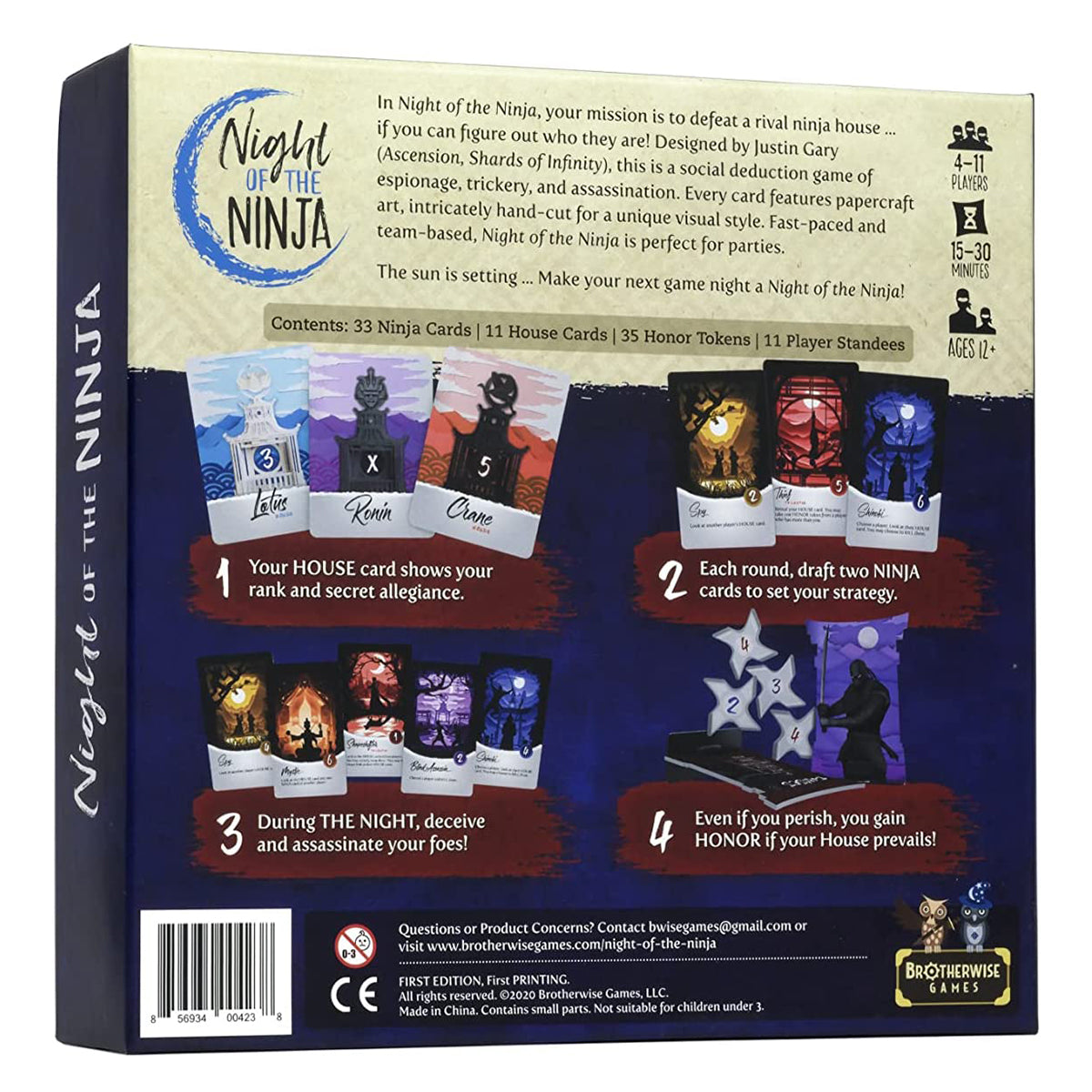 Brotherwise Games Night of the Ninja