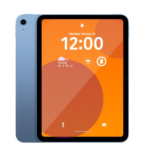 Apple iPad 10th Gen (2022) Wi-Fi 64GB - Blue - [~Refurbished: Excellent condition]