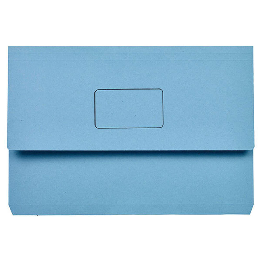 Marbig Slimpick Document Wallet (Foolscap) - Blue