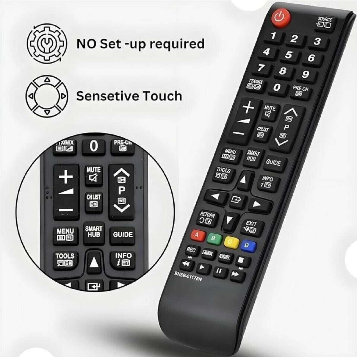 Samsung Replacement Remote Control BN59 01175N / AA5900602A / BN59-01224B Smart TV LED