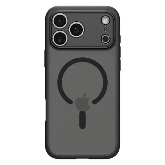 SPIGEN Ultra Hybrid MagSafe Case for iPhone 18 Pro Max/17 Pro Max (Frost Black Case/Graphite Ring)