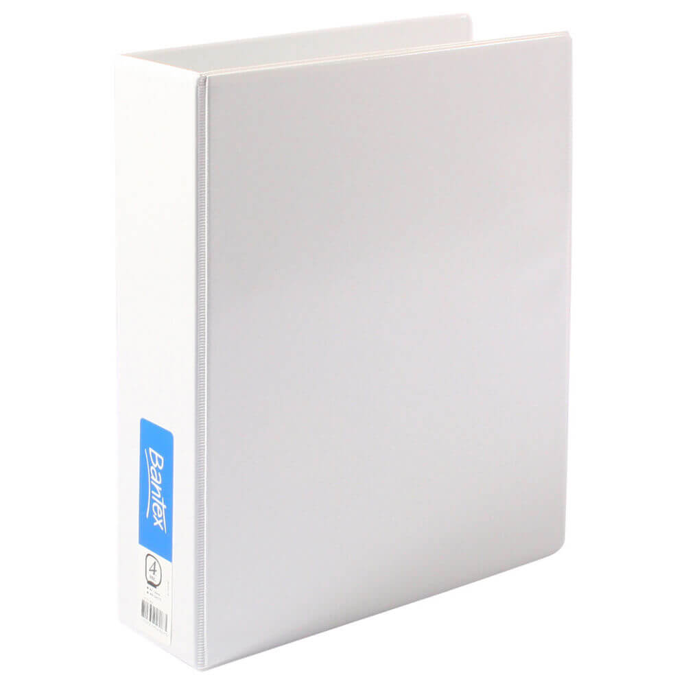 Bantex Insert Binder 50mm A4 (White) - 4 D-ring